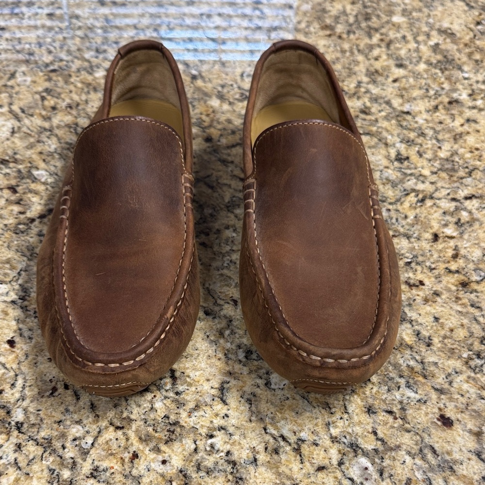 Cole Haan Men's Brown Leather Loafers 9.5